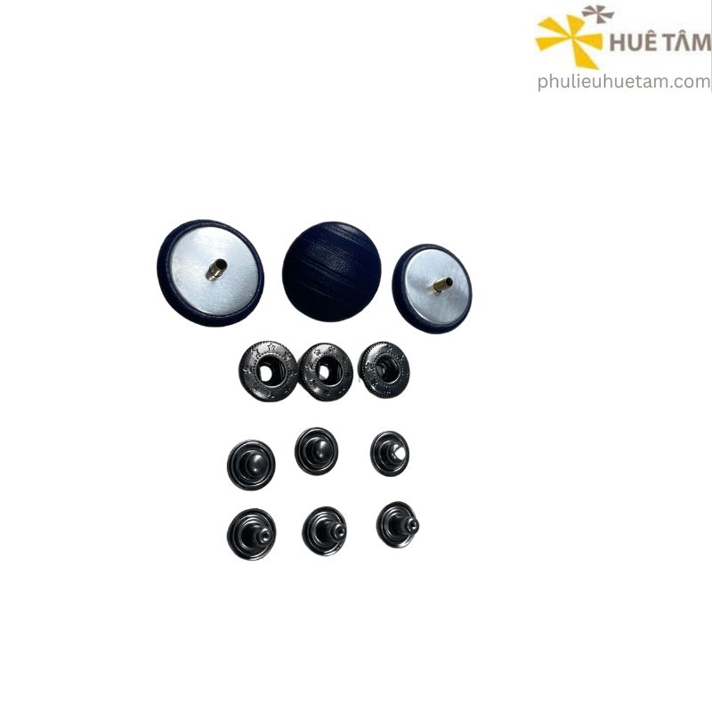 Nút bọc vải bốn chi tiết bốn thành phần