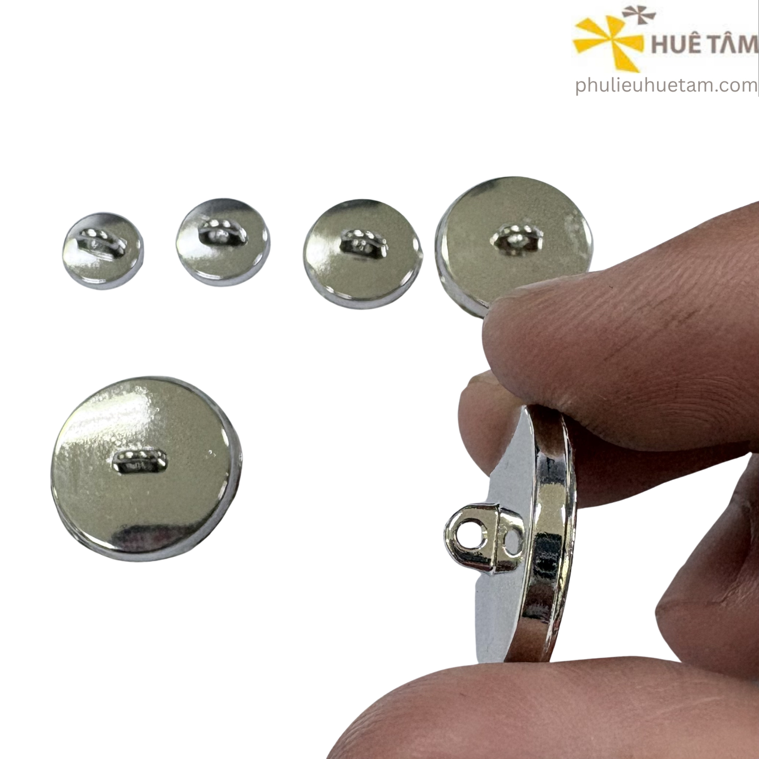 Nút bọc vải cao cấp