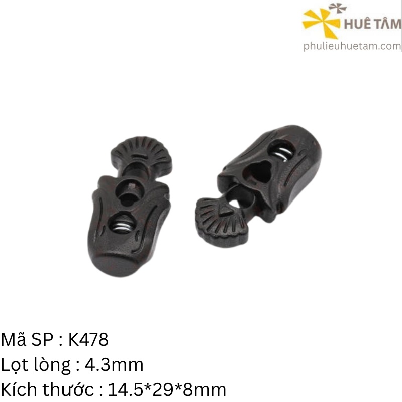 Nút chặn dây stopper 01