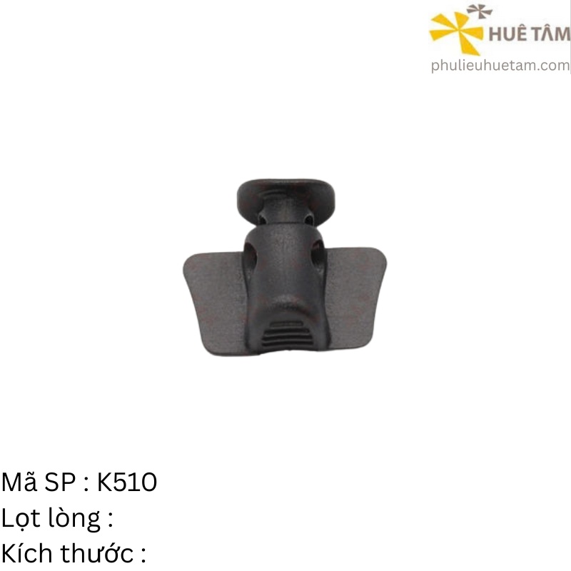 Nút chặn dây stopper 01