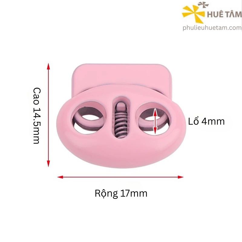 Nút chặn dây stopper hợp kim phun sơn