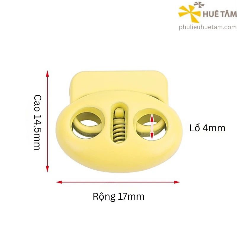 Nút chặn dây stopper hợp kim phun sơn
