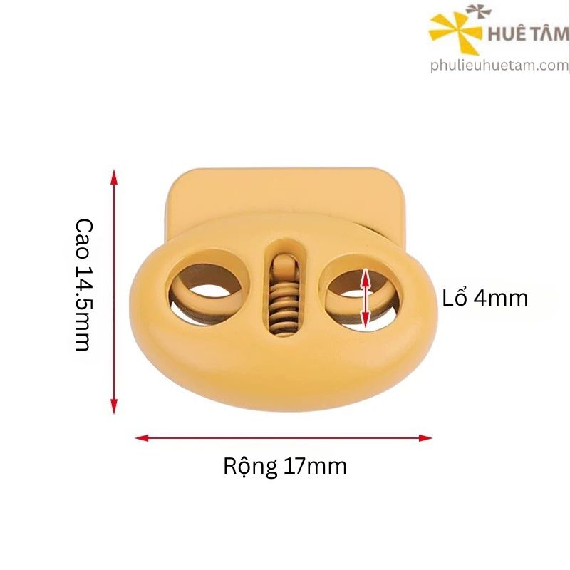 Nút chặn dây stopper hợp kim phun sơn