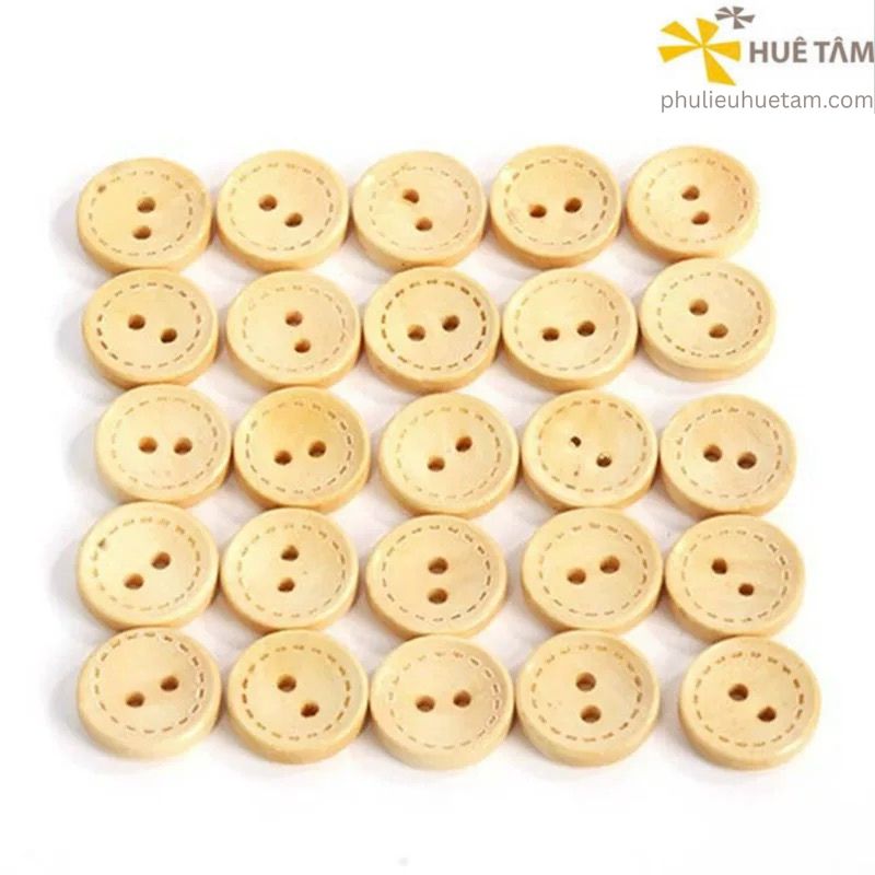 Nút gỗ khắc chữ