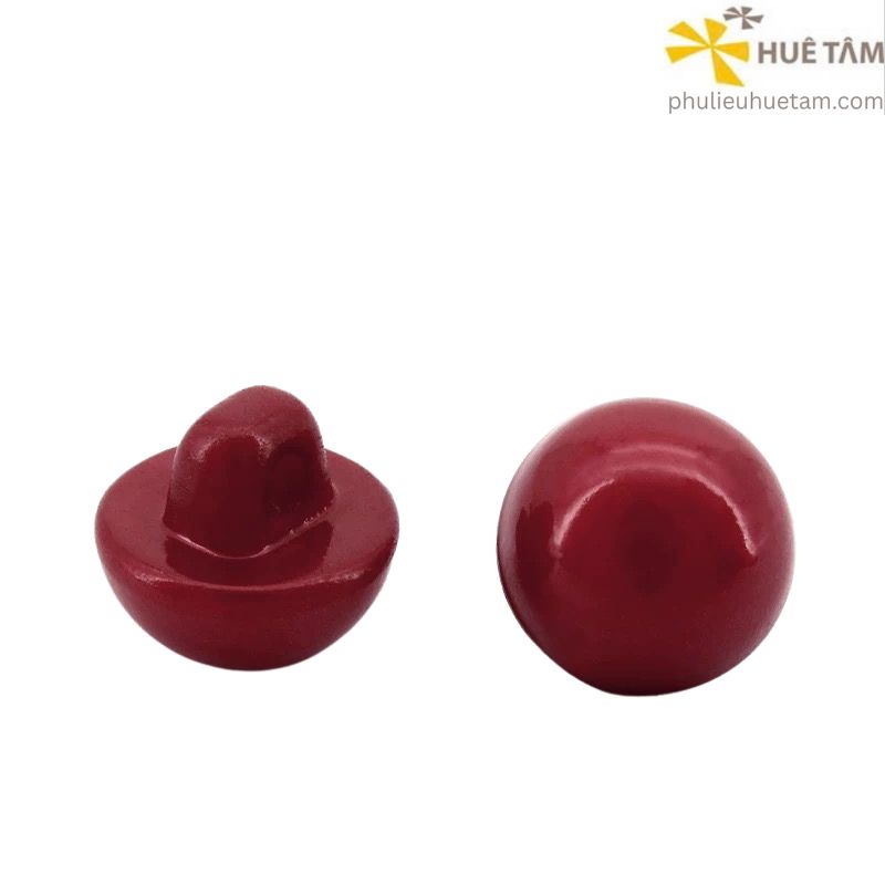 Nút nhựa có chân mặt bán cầu