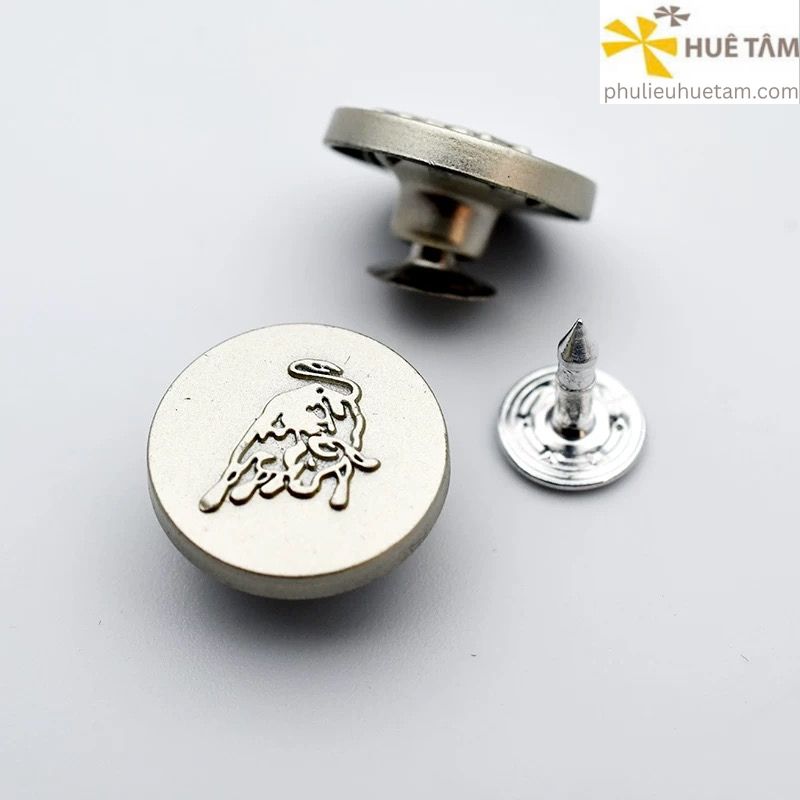 Nút quần Jean Logo
