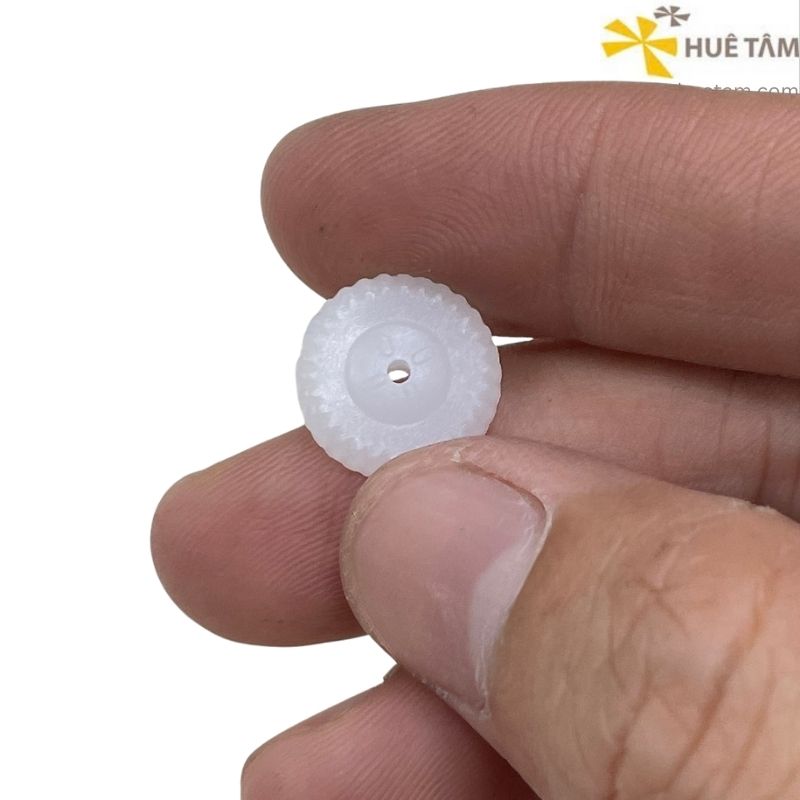 Phôi cúc nón bọc vải đế nhựa đinh nhôm