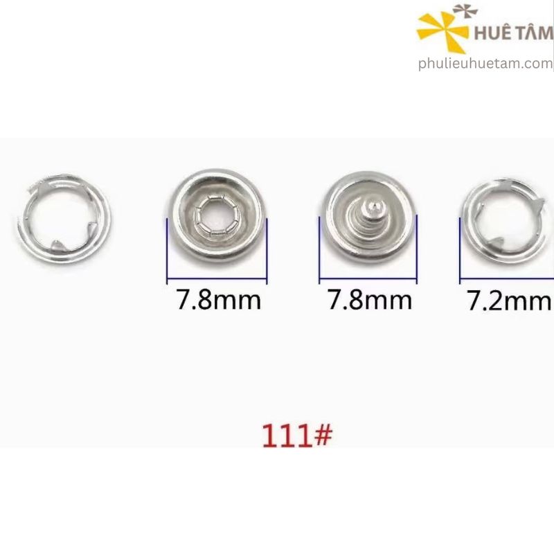 Nút Prong snap button