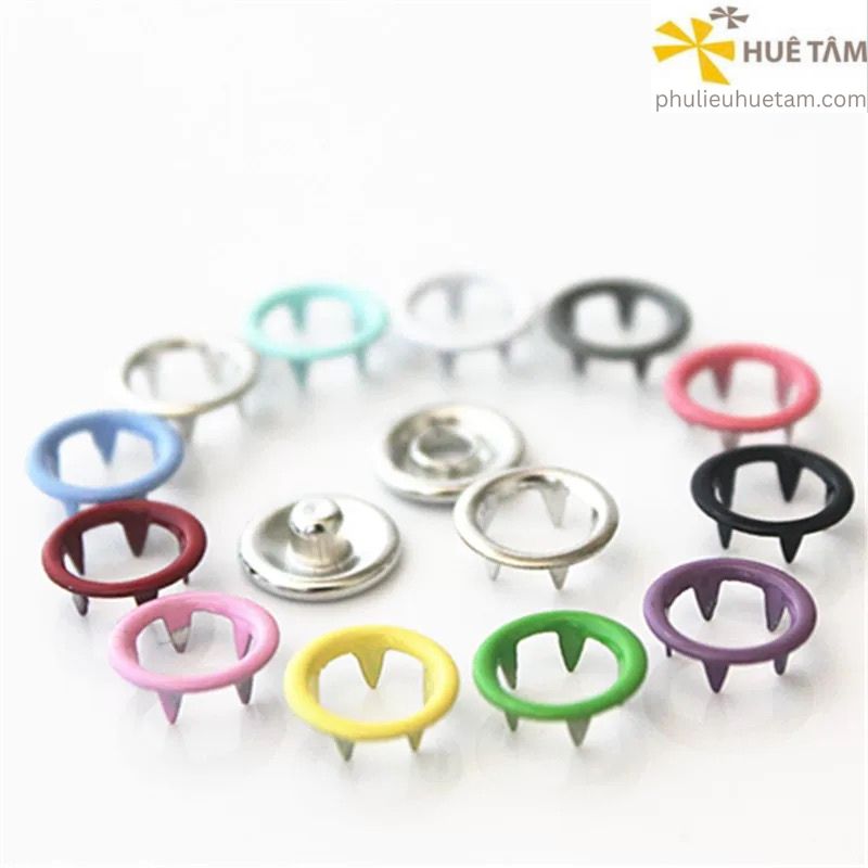 Nút Prong snap phun sơn