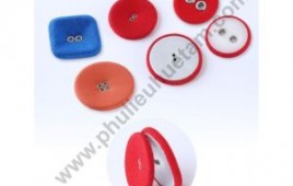 Nút bọc vải mắt cáo