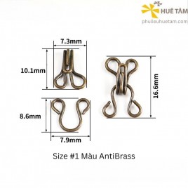 Hook and eyes size #1