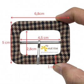 Khoá nịt bọc vải lọt lòng 4,5cm