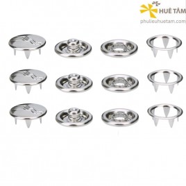 Nút prong snap mặt dập Logo