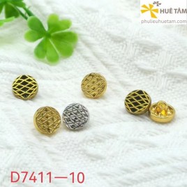 Nút áo kim loại có chân