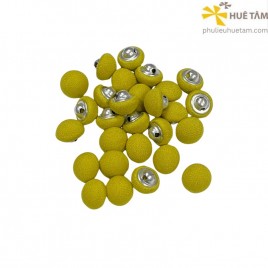 Nút bọc vải HalfBall chân nhôm tròn và chân kẽm