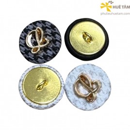 Nút bọc vải làm theo Logo nhãn hiệu