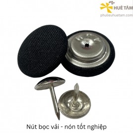 Nút bọc vải nón tốt nghiệp