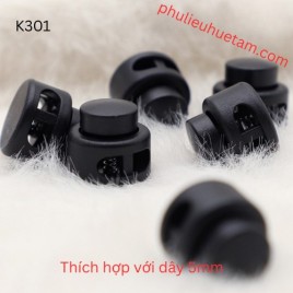 Nút chặn dây dạng tròn dây 5mm